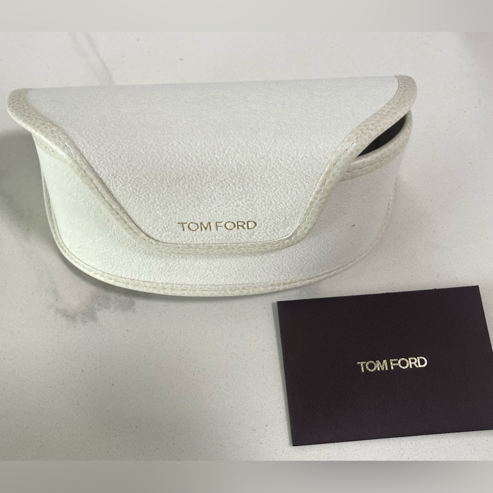 TOM FORD White Sunglasses Case